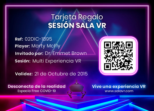 Sala Vr Tarjeta Regalo Multiexperiencia