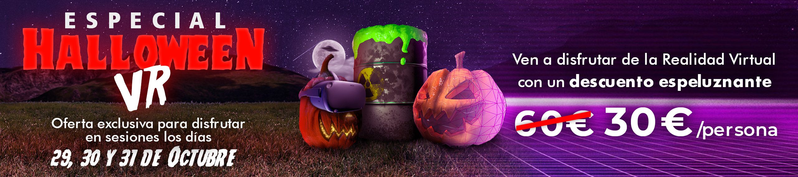 Sala VR Oferta Halloween 2025