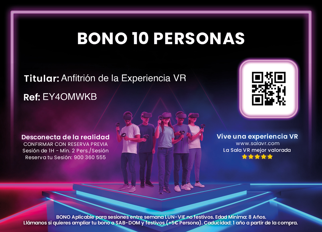 Bono 10 personas